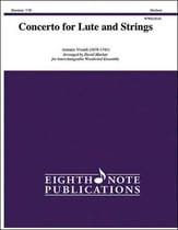 Concerto for Lute and Strings Interchangeable Woodwind Ensemble - Score and Parts cover